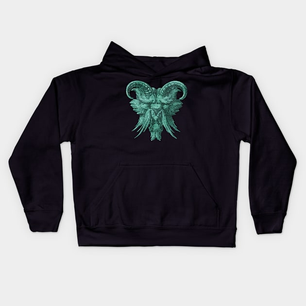 Monstrous beast Kids Hoodie by MichaelaGrove